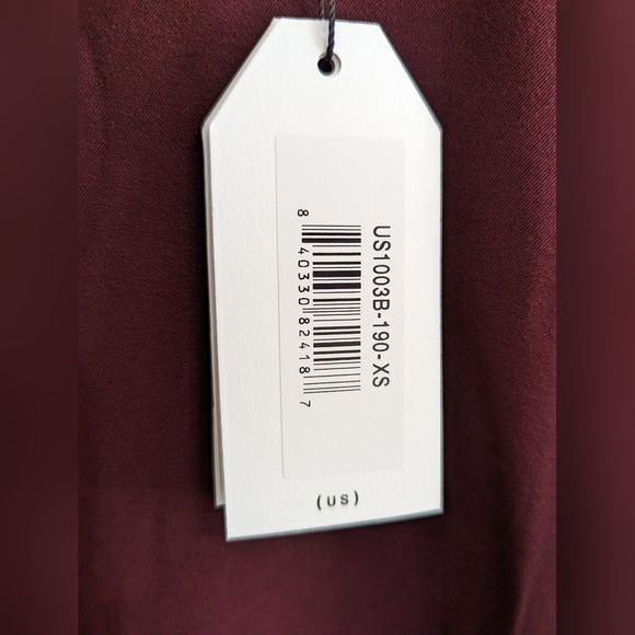 Universal Standard Avenir Dress Black Cherry XS - Picture 3 of 5